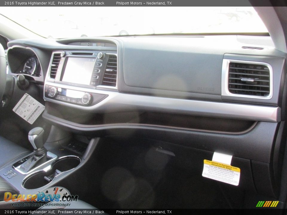 2016 Toyota Highlander XLE Predawn Gray Mica / Black Photo #16