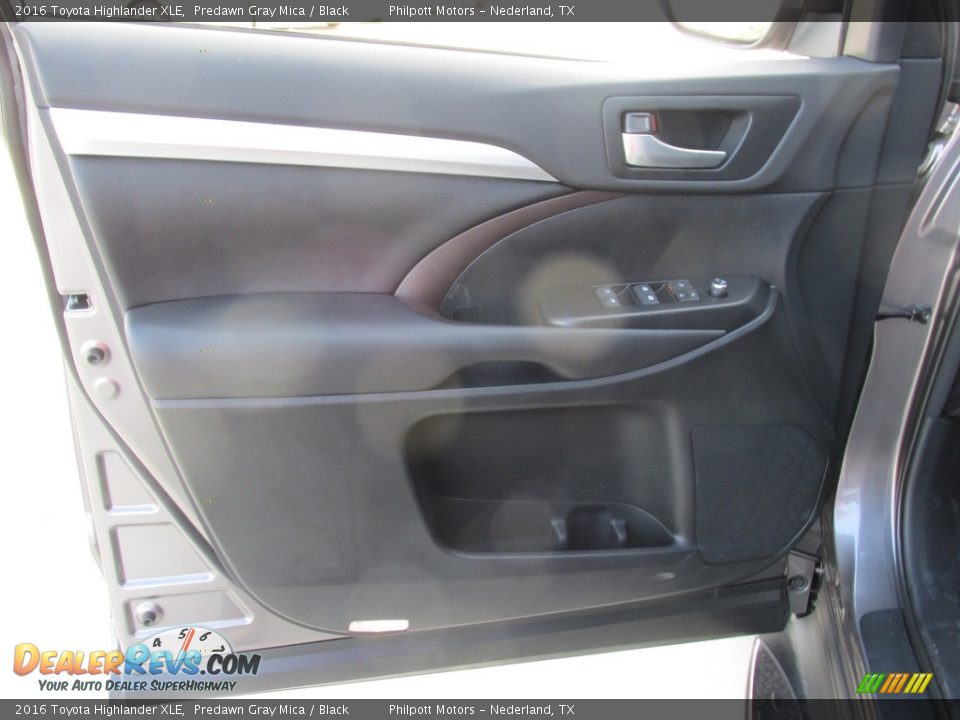 2016 Toyota Highlander XLE Predawn Gray Mica / Black Photo #21