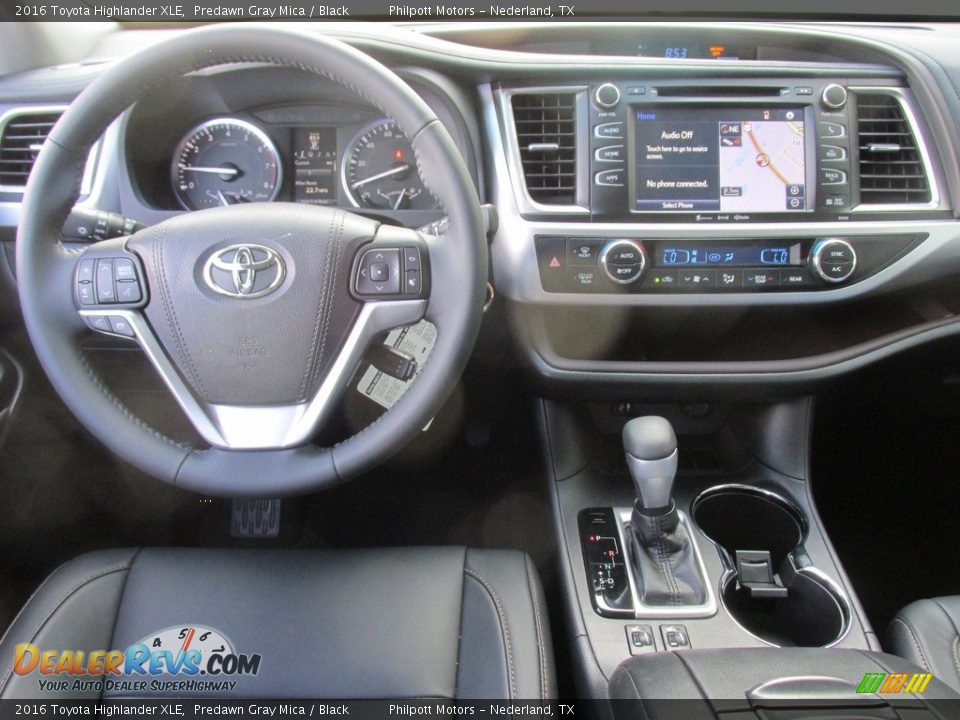 2016 Toyota Highlander XLE Predawn Gray Mica / Black Photo #26