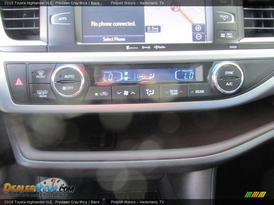 2016 Toyota Highlander XLE Predawn Gray Mica / Black Photo #29
