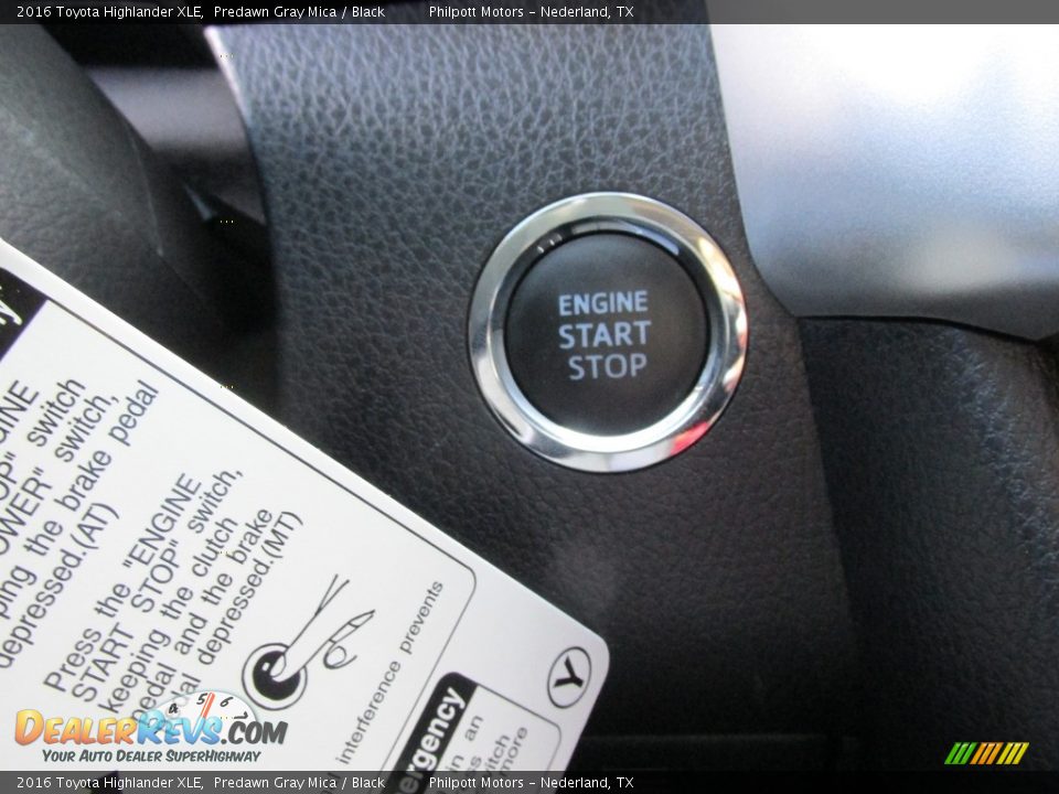 2016 Toyota Highlander XLE Predawn Gray Mica / Black Photo #32