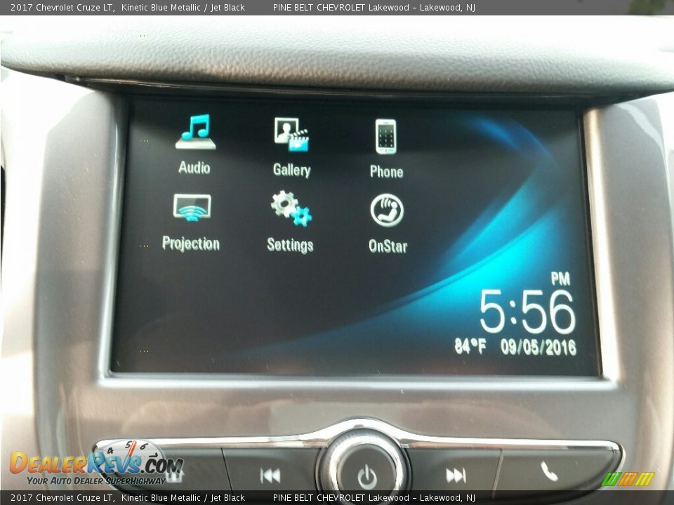 2017 Chevrolet Cruze LT Kinetic Blue Metallic / Jet Black Photo #9