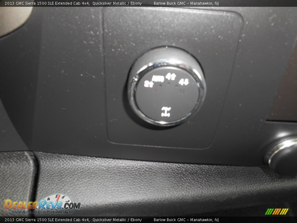 2013 GMC Sierra 1500 SLE Extended Cab 4x4 Quicksilver Metallic / Ebony Photo #9