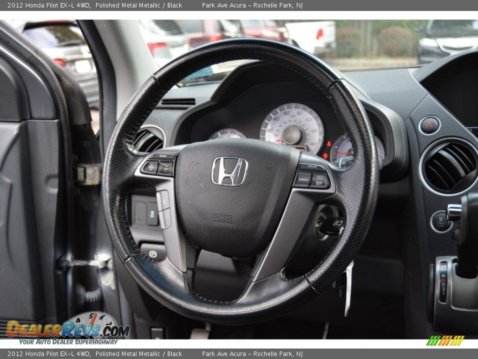 2012 Honda Pilot EX-L 4WD Polished Metal Metallic / Black Photo #16