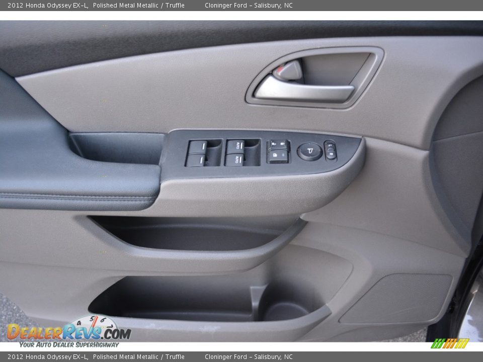2012 Honda Odyssey EX-L Polished Metal Metallic / Truffle Photo #8
