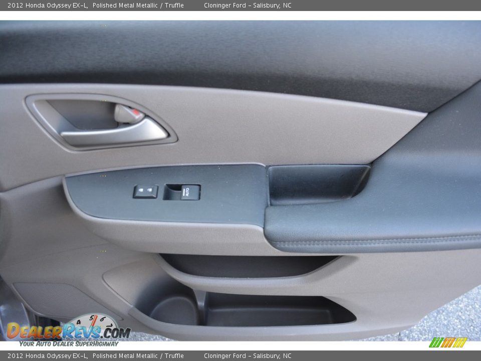 2012 Honda Odyssey EX-L Polished Metal Metallic / Truffle Photo #17