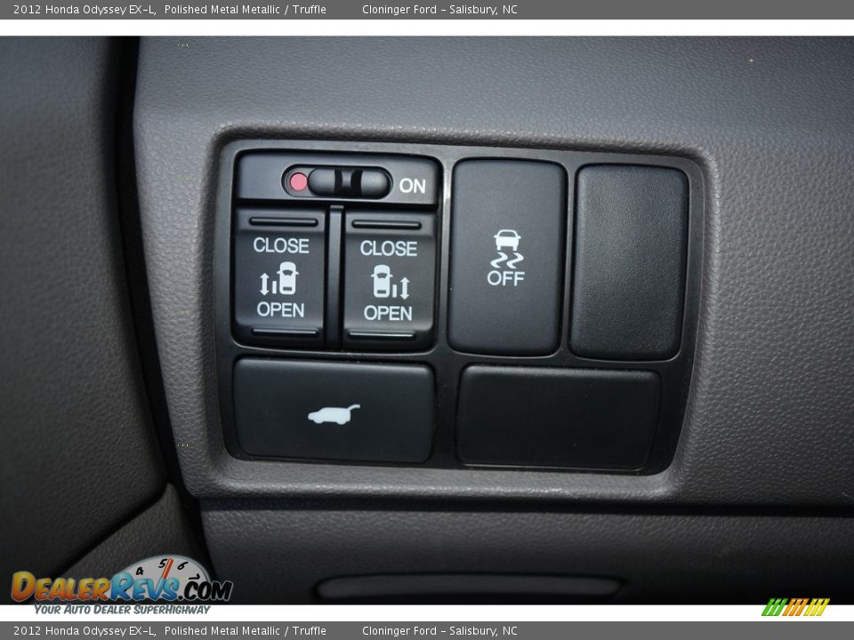 2012 Honda Odyssey EX-L Polished Metal Metallic / Truffle Photo #25
