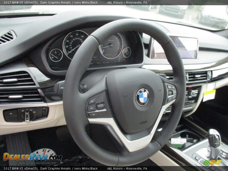 2017 BMW X5 xDrive35i Steering Wheel Photo #14