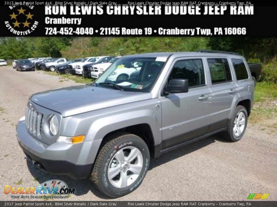 2017 Jeep Patriot Sport 4x4 Billet Silver Metallic / Dark Slate Gray Photo #1