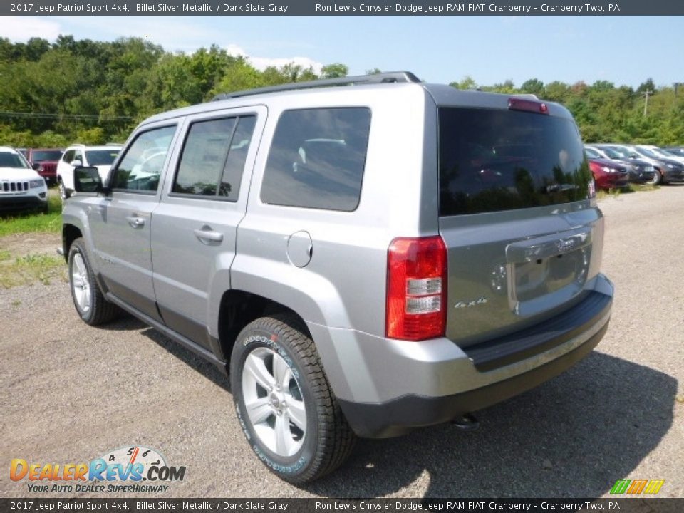 2017 Jeep Patriot Sport 4x4 Billet Silver Metallic / Dark Slate Gray Photo #5