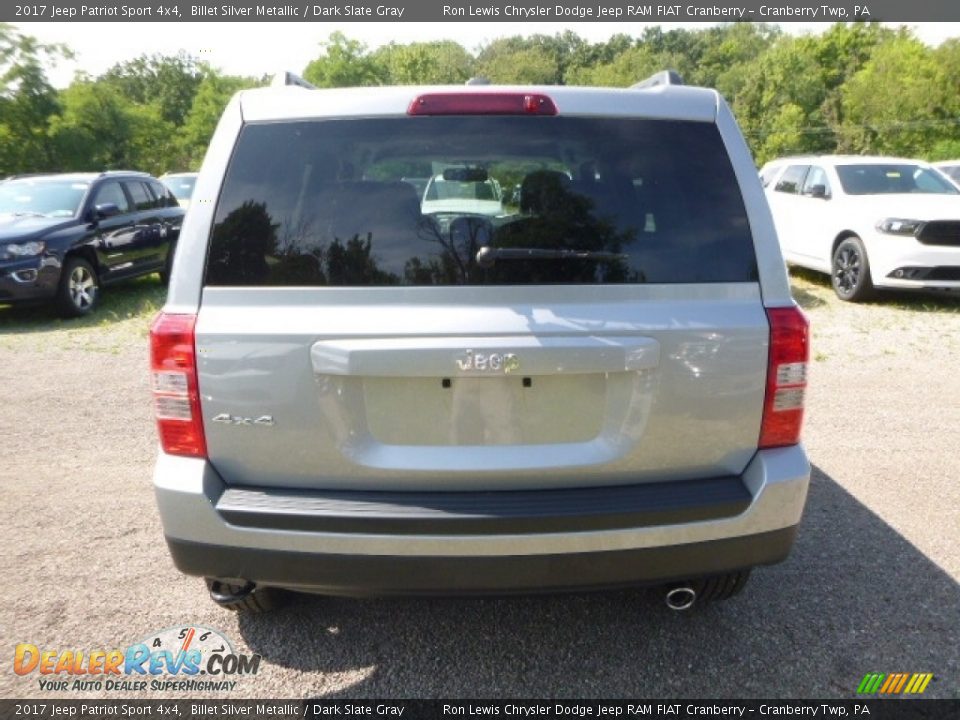 2017 Jeep Patriot Sport 4x4 Billet Silver Metallic / Dark Slate Gray Photo #6