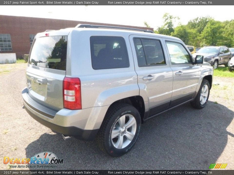 2017 Jeep Patriot Sport 4x4 Billet Silver Metallic / Dark Slate Gray Photo #7