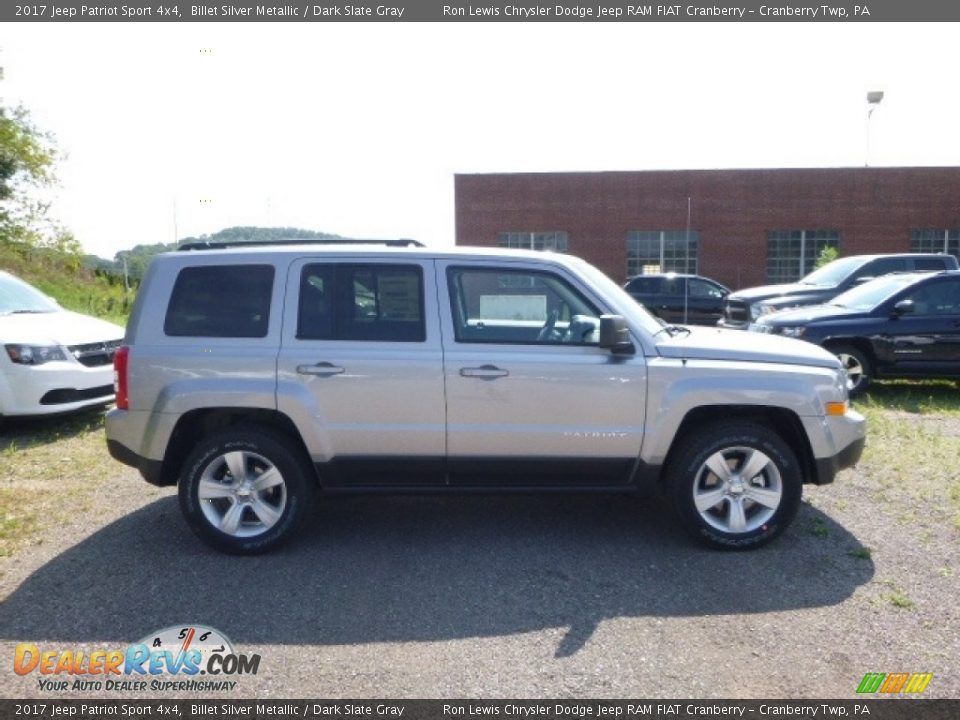 2017 Jeep Patriot Sport 4x4 Billet Silver Metallic / Dark Slate Gray Photo #8