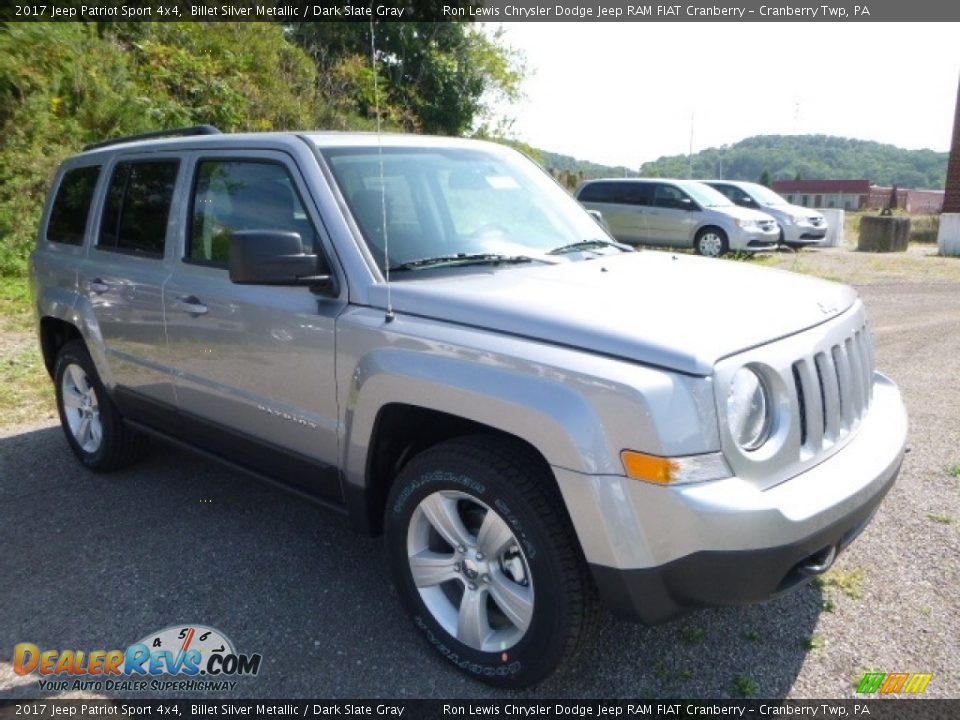 2017 Jeep Patriot Sport 4x4 Billet Silver Metallic / Dark Slate Gray Photo #11