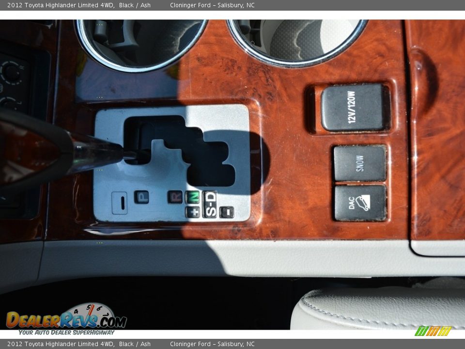 2012 Toyota Highlander Limited 4WD Black / Ash Photo #22