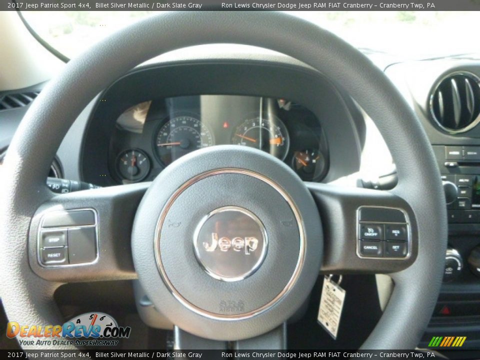2017 Jeep Patriot Sport 4x4 Billet Silver Metallic / Dark Slate Gray Photo #17