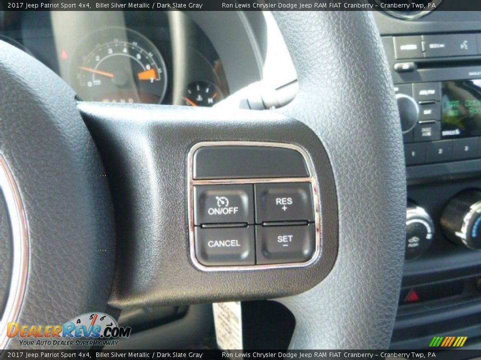 2017 Jeep Patriot Sport 4x4 Billet Silver Metallic / Dark Slate Gray Photo #18