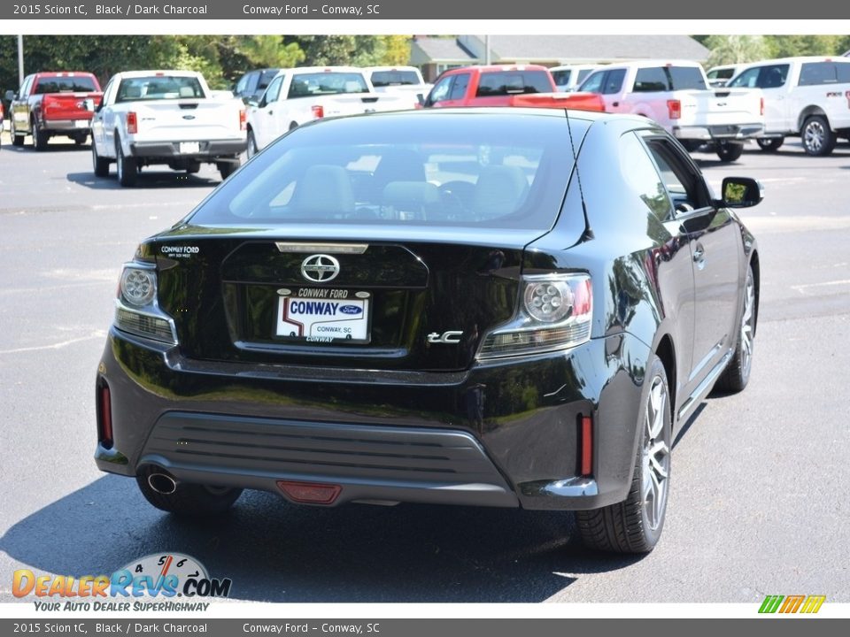 2015 Scion tC Black / Dark Charcoal Photo 3