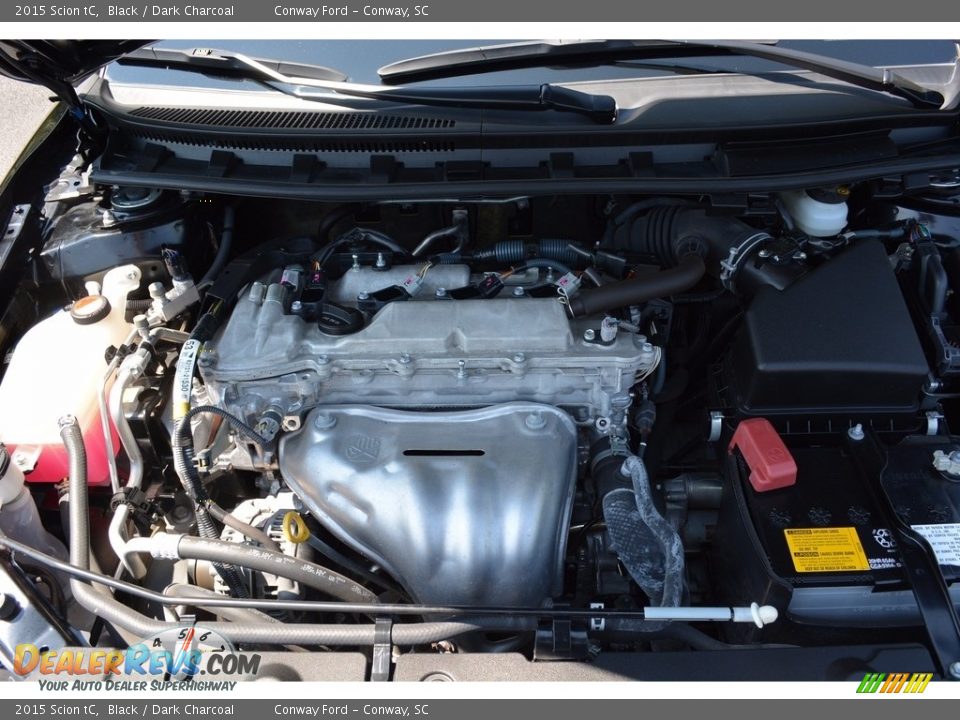 2015 Scion tC Black / Dark Charcoal Photo #13