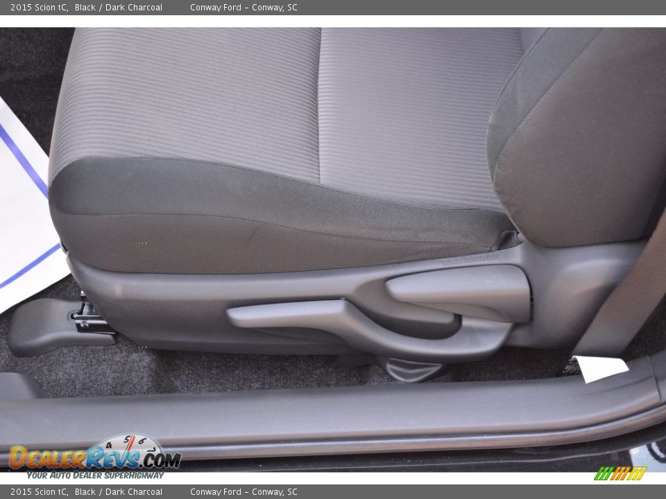 2015 Scion tC Black / Dark Charcoal Photo #16