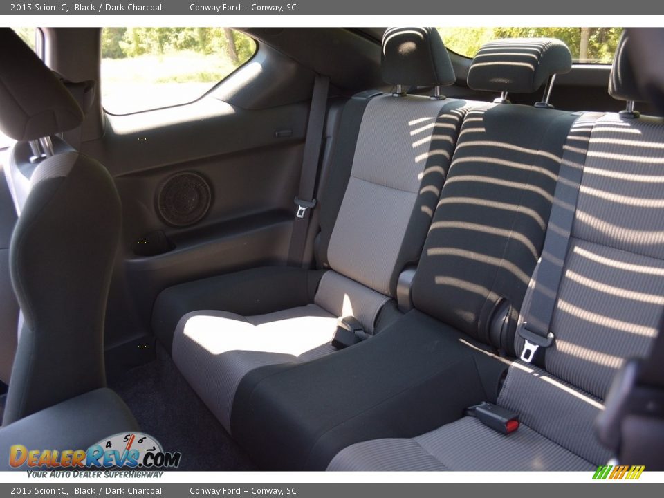2015 Scion tC Black / Dark Charcoal Photo #17
