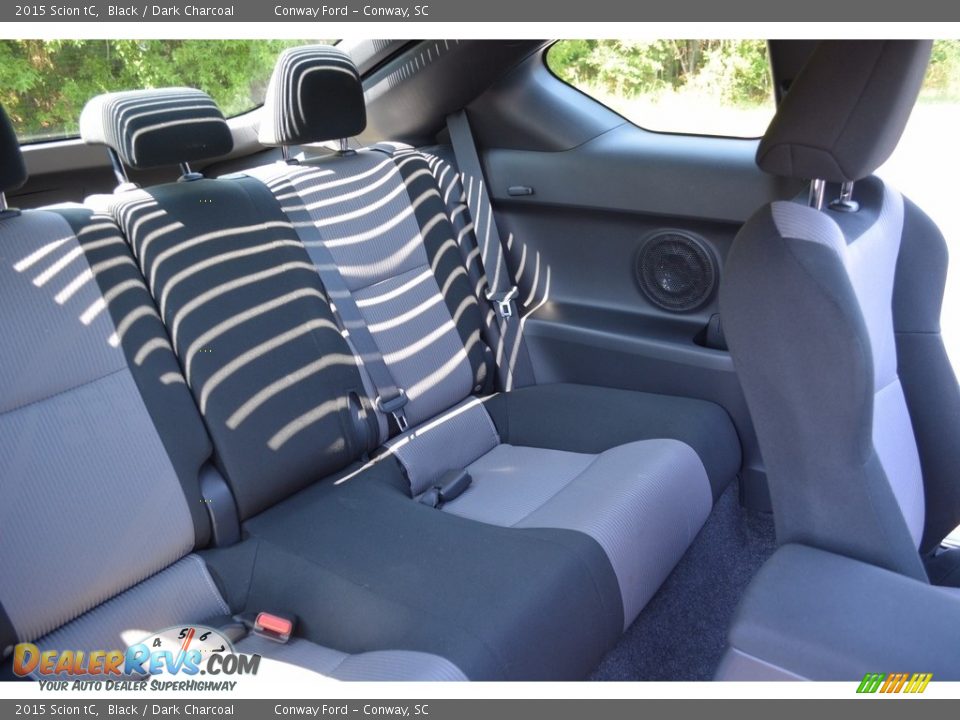2015 Scion tC Black / Dark Charcoal Photo #19