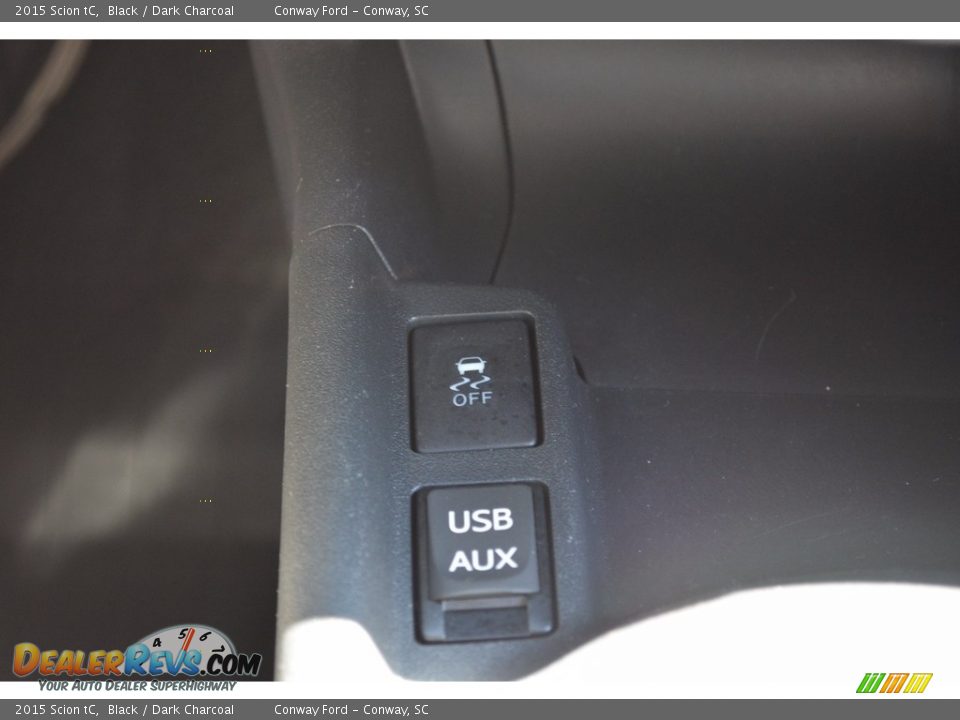 2015 Scion tC Black / Dark Charcoal Photo #25