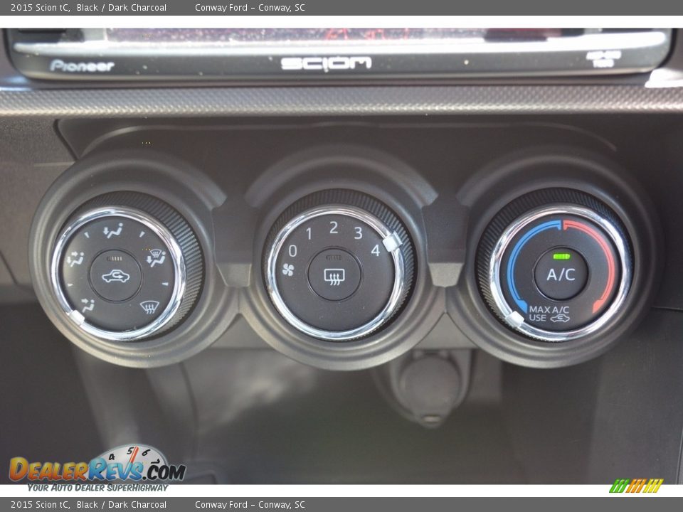 2015 Scion tC Black / Dark Charcoal Photo #27