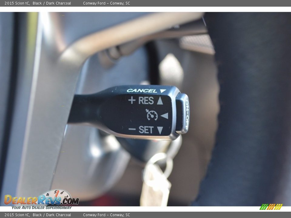 2015 Scion tC Black / Dark Charcoal Photo #30