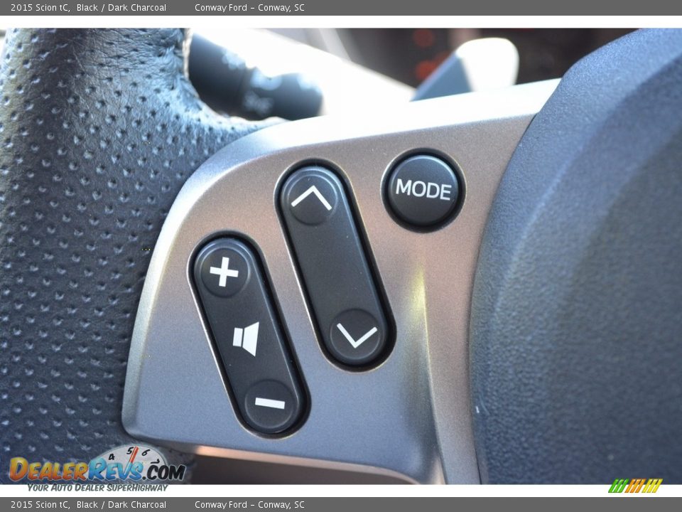 2015 Scion tC Black / Dark Charcoal Photo #31