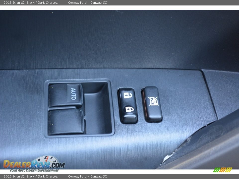 2015 Scion tC Black / Dark Charcoal Photo #32