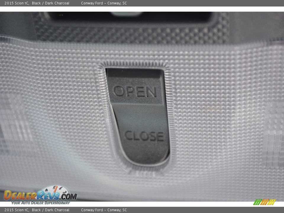 2015 Scion tC Black / Dark Charcoal Photo #33