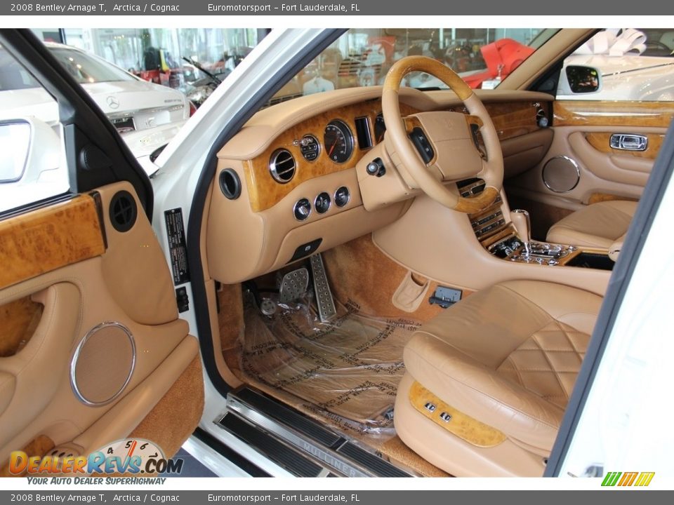 2008 Bentley Arnage T Arctica / Cognac Photo #6