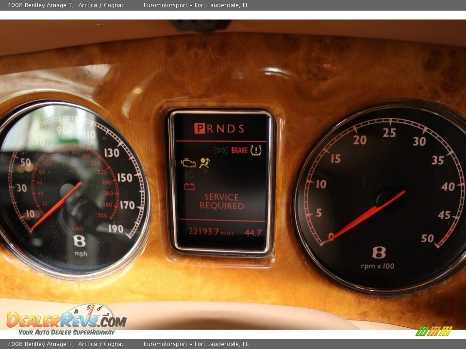 2008 Bentley Arnage T Arctica / Cognac Photo #17