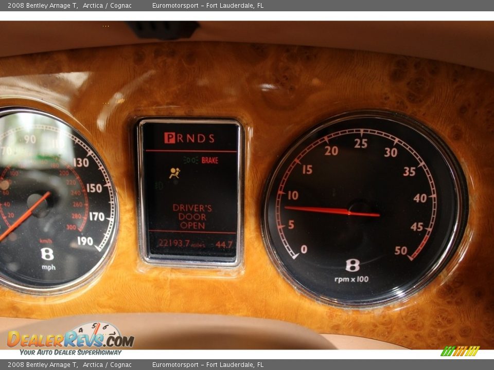 2008 Bentley Arnage T Arctica / Cognac Photo #18