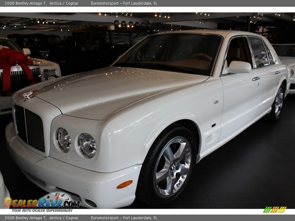 2008 Bentley Arnage T Arctica / Cognac Photo #22