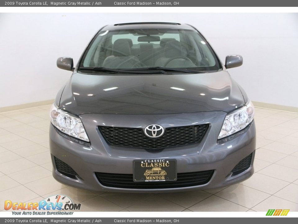 2009 Toyota Corolla LE Magnetic Gray Metallic / Ash Photo #2