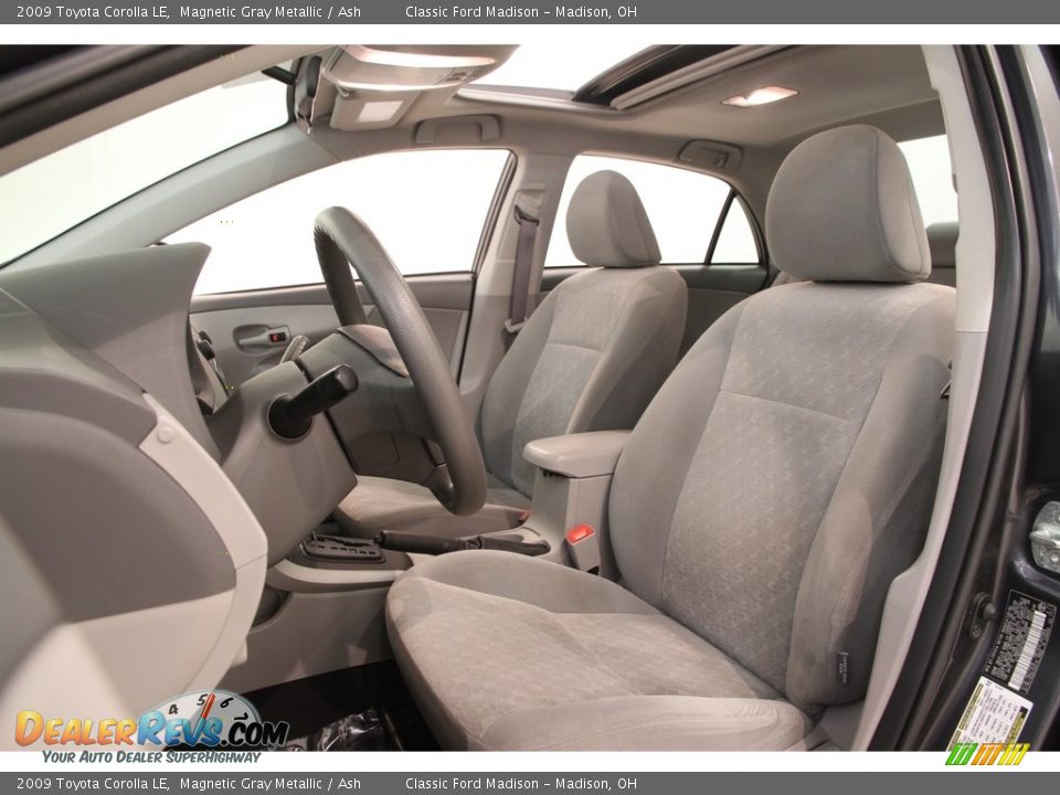 2009 Toyota Corolla LE Magnetic Gray Metallic / Ash Photo #7