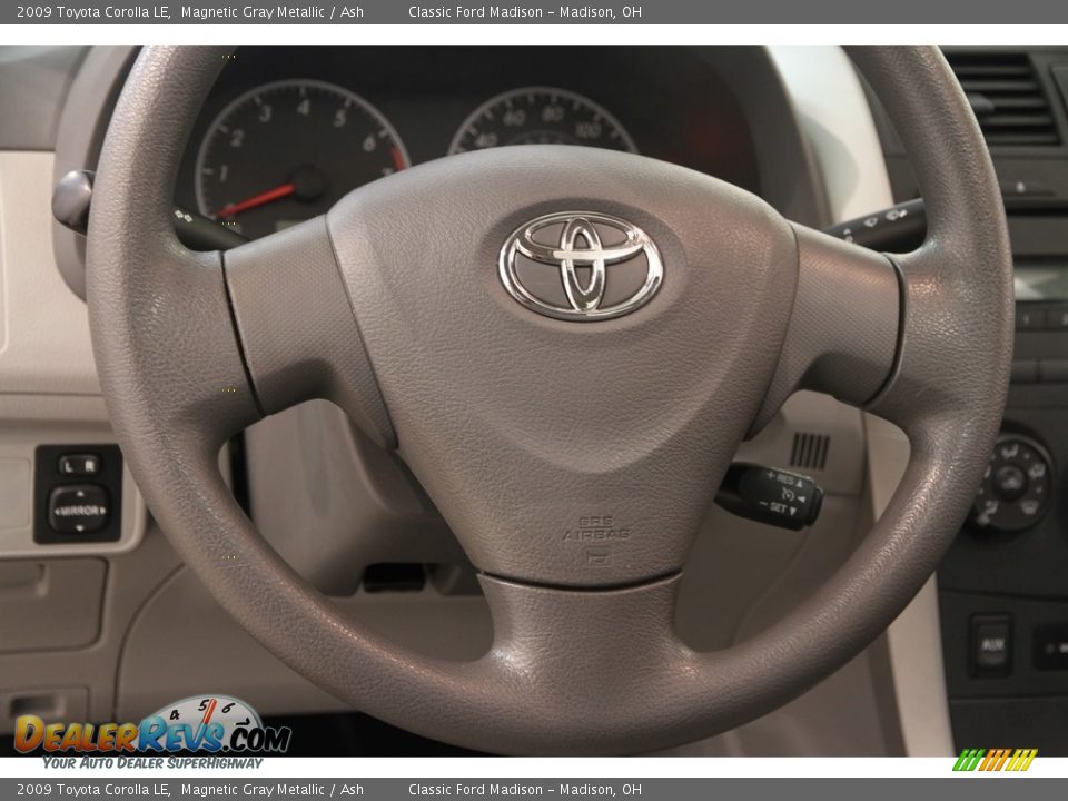 2009 Toyota Corolla LE Magnetic Gray Metallic / Ash Photo #9