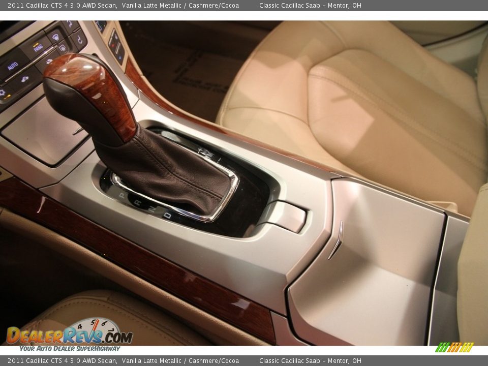 2011 Cadillac CTS 4 3.0 AWD Sedan Vanilla Latte Metallic / Cashmere/Cocoa Photo #12