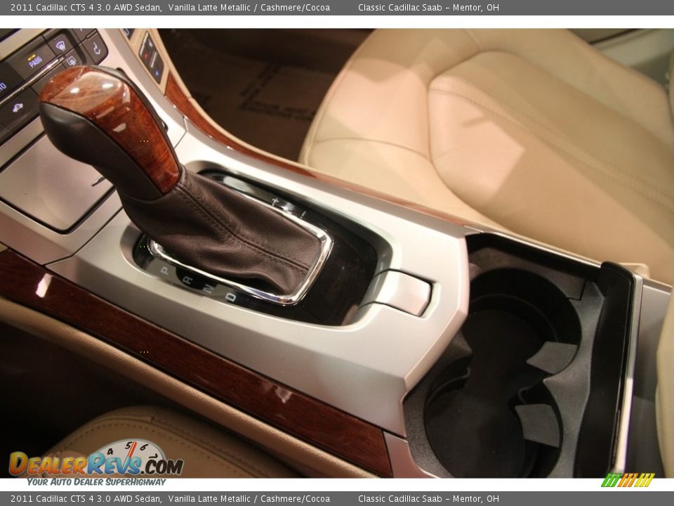 2011 Cadillac CTS 4 3.0 AWD Sedan Vanilla Latte Metallic / Cashmere/Cocoa Photo #13