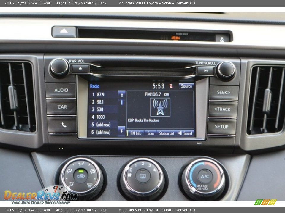 2016 Toyota RAV4 LE AWD Magnetic Gray Metallic / Black Photo #6