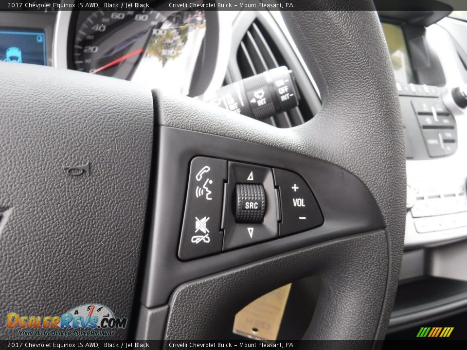 2017 Chevrolet Equinox LS AWD Black / Jet Black Photo #15