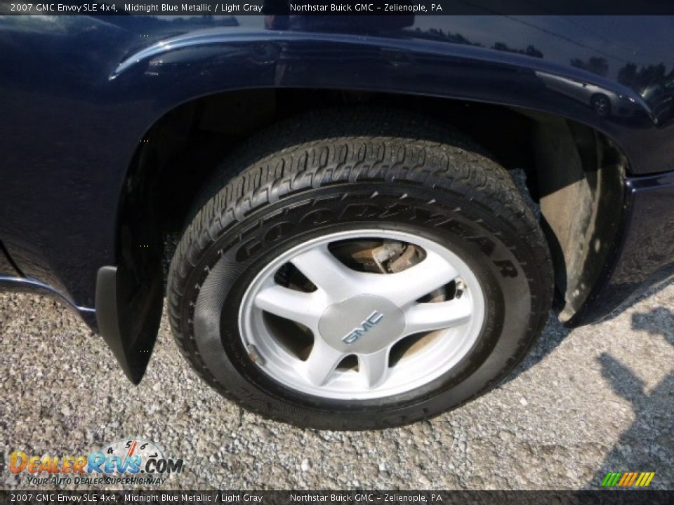 2007 GMC Envoy SLE 4x4 Midnight Blue Metallic / Light Gray Photo #13