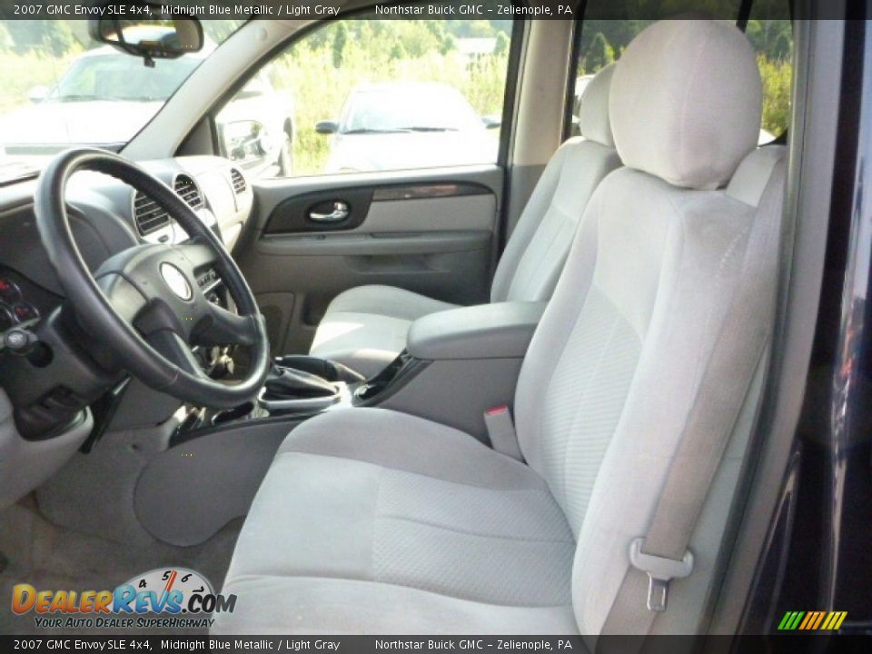 2007 GMC Envoy SLE 4x4 Midnight Blue Metallic / Light Gray Photo #17