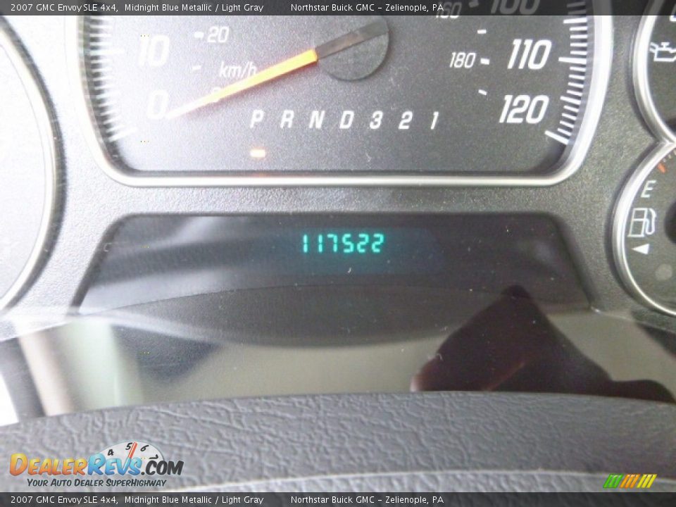 2007 GMC Envoy SLE 4x4 Midnight Blue Metallic / Light Gray Photo #23