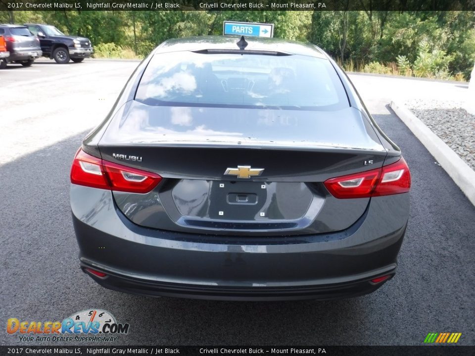 2017 Chevrolet Malibu LS Nightfall Gray Metallic / Jet Black Photo #6