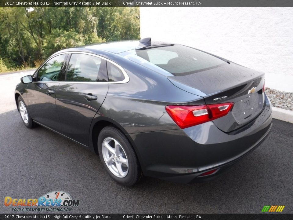 2017 Chevrolet Malibu LS Nightfall Gray Metallic / Jet Black Photo #7