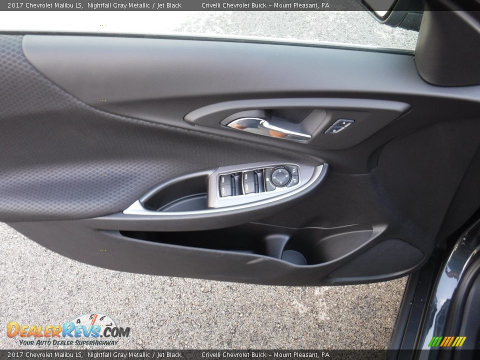 2017 Chevrolet Malibu LS Nightfall Gray Metallic / Jet Black Photo #9
