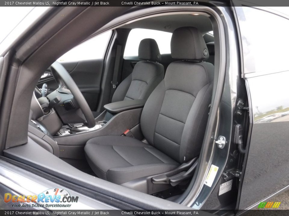 2017 Chevrolet Malibu LS Nightfall Gray Metallic / Jet Black Photo #10